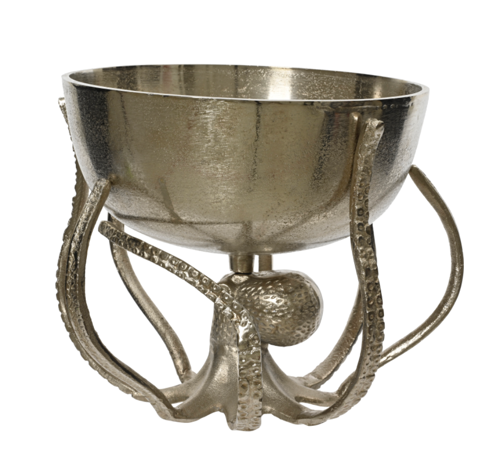 Glacette per vino forma polipo in alluminio 30cm diametro Kaemingk Glacette per vino forma polipo in alluminio 30cm diametro Kaemingk